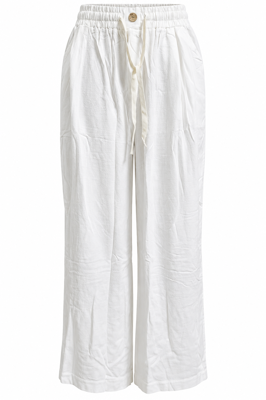 Premium Imported Pure Cotton Women’s Wide-Leg Pants | Relaxed Fit Casual Trousers