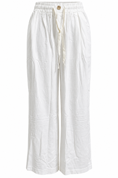 Premium Imported Pure Cotton Women’s Wide-Leg Pants | Relaxed Fit Casual Trousers