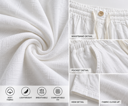 Premium Imported Pure Cotton Women’s Wide-Leg Pants | Relaxed Fit Casual Trousers
